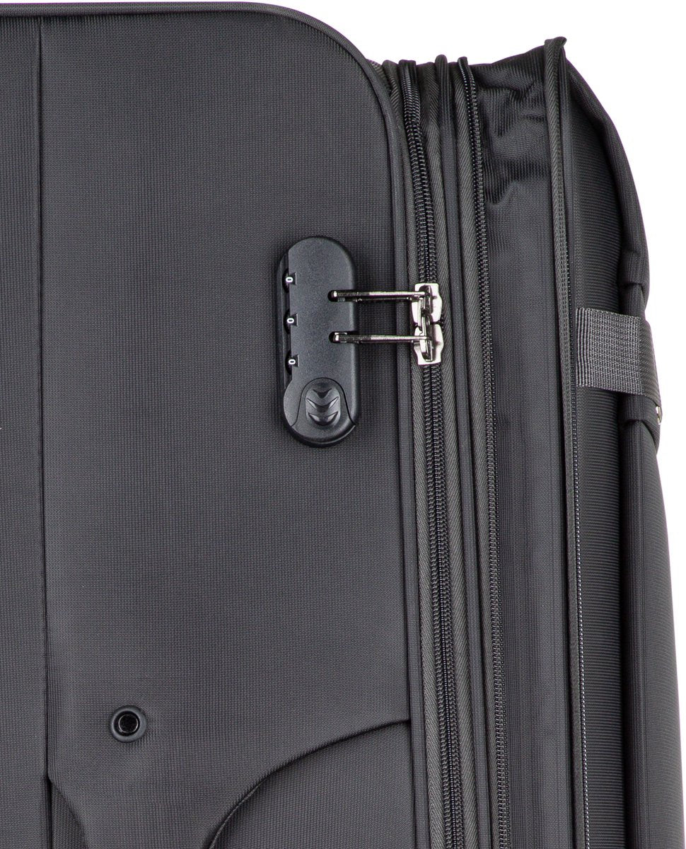 Soft cabin luggage – Porto-Black-Nora Luxe