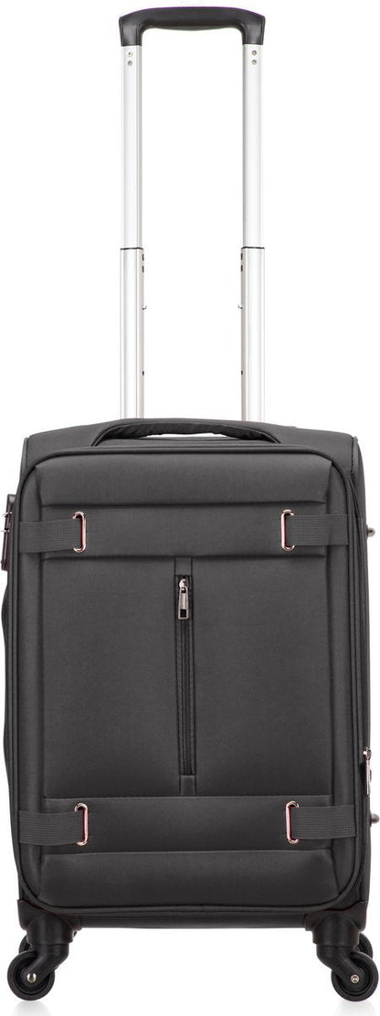 Soft cabin luggage – Porto-Gray-Nora Luxe