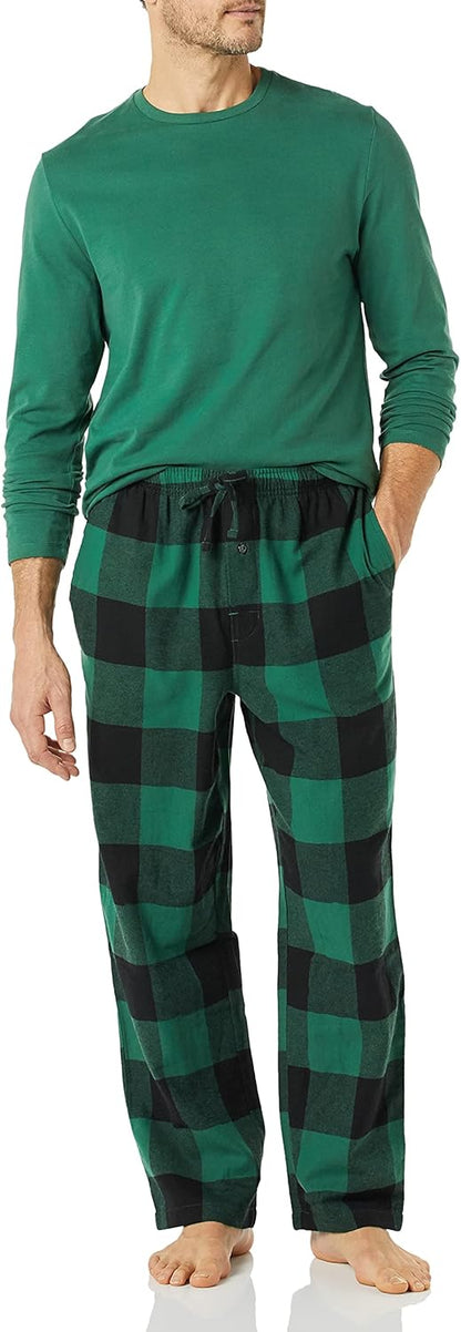Soft Men's Flannel Pajama Set - Gomez-A-S-Nora Luxe