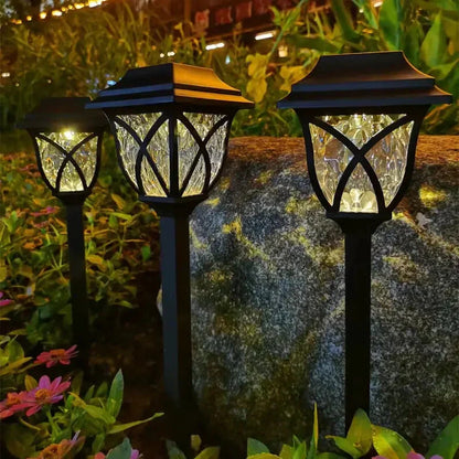 Solar Garden Lighting with Natural Enchantment - LunaGlow-White-B 300MAH-Nora Luxe