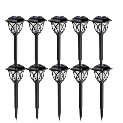 Solar Garden Lighting with Natural Enchantment - LunaGlow-White-B 300MAH-Nora Luxe