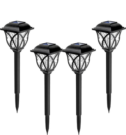 Solar Garden Lighting with Natural Enchantment - LunaGlow-White-B 300MAH-Nora Luxe
