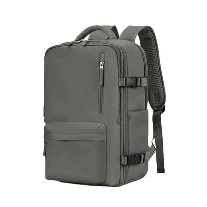 Spacious Versatile Backpack - TrailSafe Pro-Black-Nora Luxe