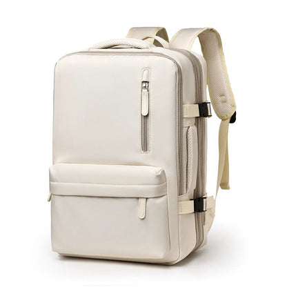 Spacious Versatile Backpack - TrailSafe Pro-White-Nora Luxe