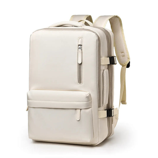 Spacious Versatile Backpack - TrailSafe Pro-White-Nora Luxe