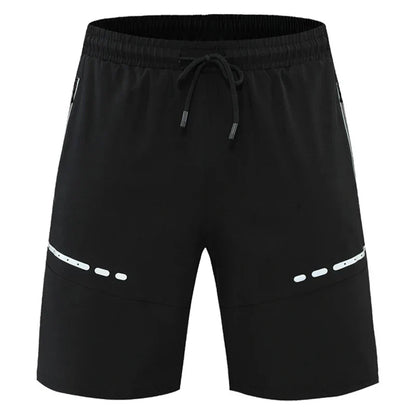 Sporty & Stylish Slim-Fit Training Shorts with Zipper Pockets - Kian-Black-S-Nora Luxe