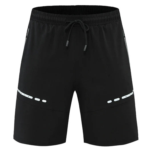 Sporty & Stylish Slim-Fit Training Shorts with Zipper Pockets - Kian-Black-S-Nora Luxe