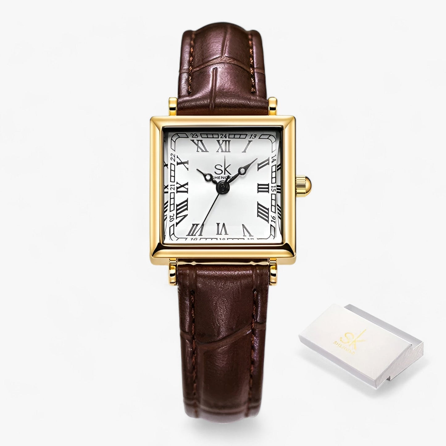 Square Ladies' Watch - Vivienne-Brown-Nora Luxe