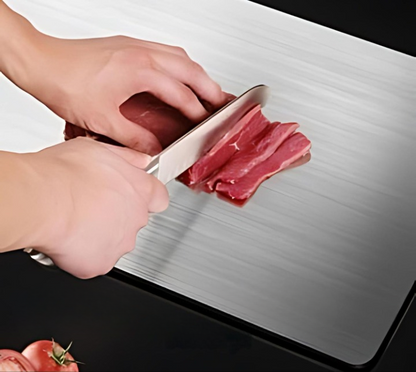 Stainless Steel Cutting Board - ChefGuard-XS (5.91x9.84 in)-Nora Luxe