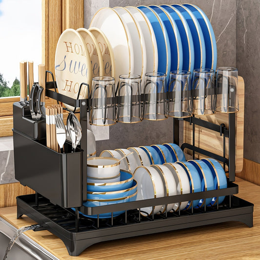 Stainless Steel Kitchen Drainer - Livano-Black-Nora Luxe