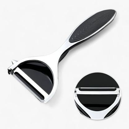Stainless Steel Peeler - ProPeeler-Black smooth-Nora Luxe