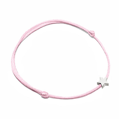 Star bracelet - Stella-Pink-Silver-Nora Luxe