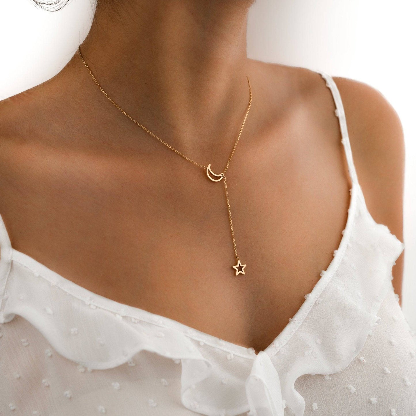 Star Light Necklace - Nova-Silver-Nora Luxe