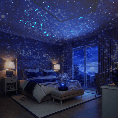 Starry Sky Projector Lamp with Magical Light Show - Lunexa-The Livary