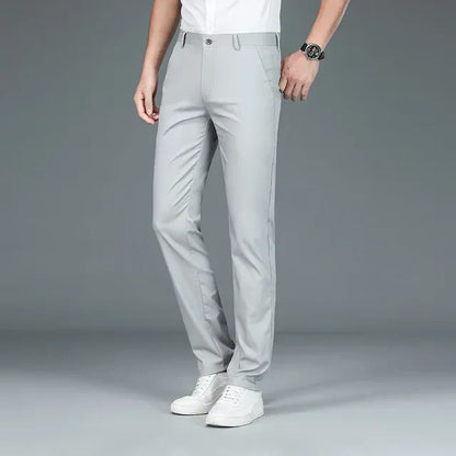 Straight Leg Trousers - Thijs-Gray-29-Nora Luxe