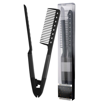 Straightening Comb – Blow Dry Comb for Effortless Hair Styling-Black-Nora Luxe