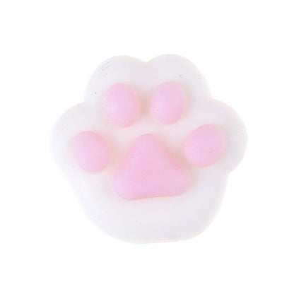 Stress Relief Toy - SquishyPaw-White-Nora Luxe