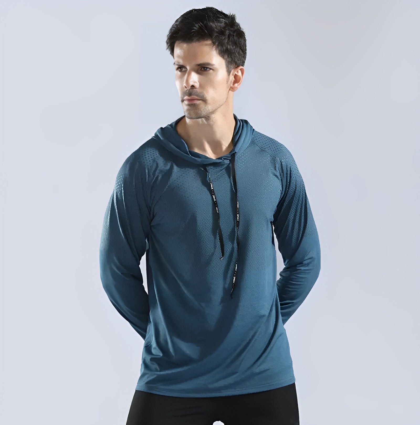 Stylish and Comfortable Fitness Hoodie - Niko-Blue-S-Nora Luxe