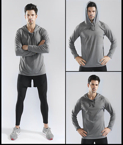 Stylish and Comfortable Fitness Hoodie - Niko-Gray-S-Nora Luxe