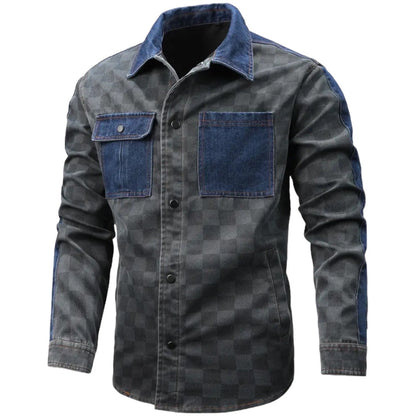 Stylish and Functional Jacket for Men - Urban Explorer-Gray-S-Nora Luxe