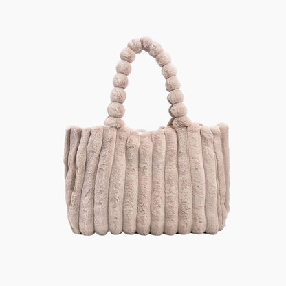 Stylish Chunky Shoulder Bag - Evi-Khaki-Nora Luxe