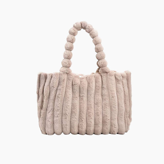 Stylish Chunky Shoulder Bag - Evi-Khaki-Nora Luxe