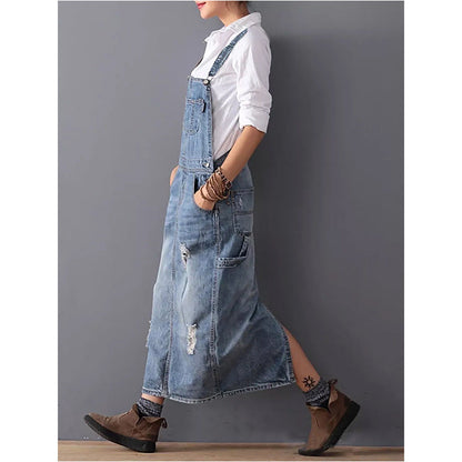 Stylish Denim Dress - Eliza-S-Nora Luxe