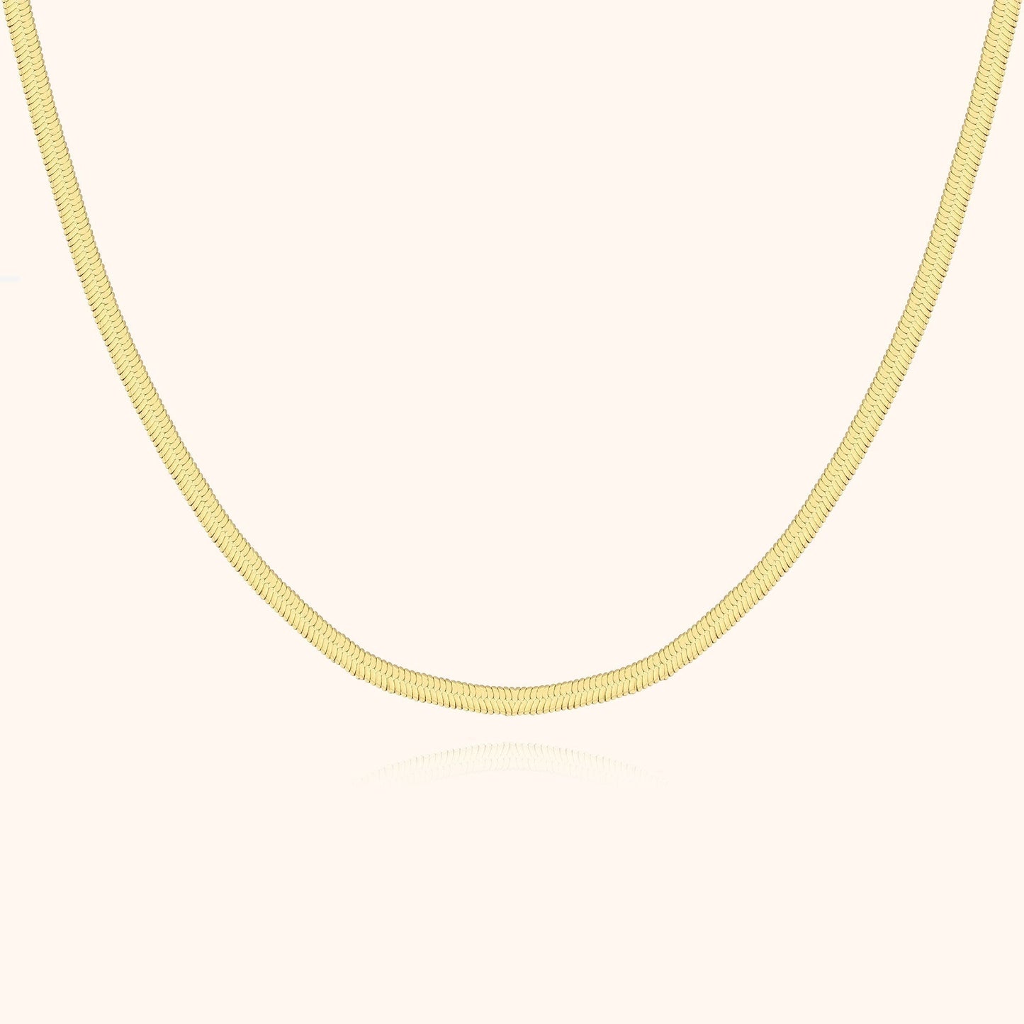 Stylish Flat Chain - Helena-Gold-Nora Luxe
