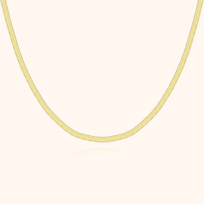Stylish Flat Chain - Helena-Gold-Nora Luxe