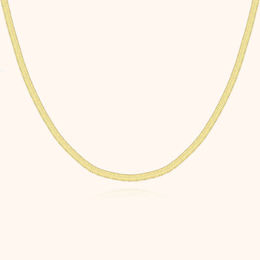 Stylish Flat Chain - Helena-Gold-Nora Luxe