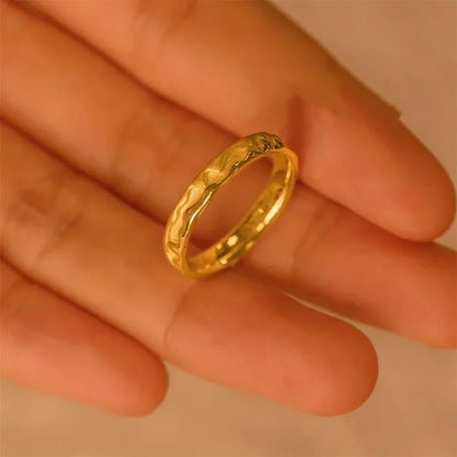 Stylish Golden Honey Ring - Sienna-5-Nora Luxe