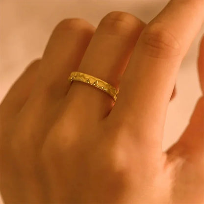 Stylish Golden Honey Ring - Sienna-5-Nora Luxe