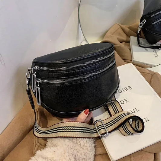 Stylish Handbag - Isla-Black-9.84 × 7.87 × 3.74 in-Nora Luxe