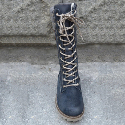 Stylish High Ladies Winter Boots - Nora-Brown-3.0-Nora Luxe
