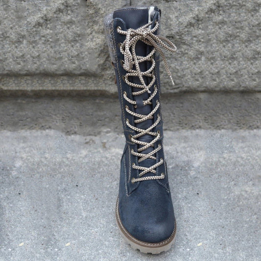 Stylish High Ladies Winter Boots - Nora-Brown-3.0-Nora Luxe