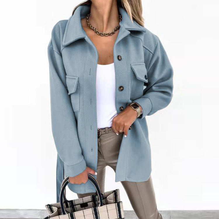 Stylish Ladies Blazer - Elina-Khaki-S-Nora Luxe