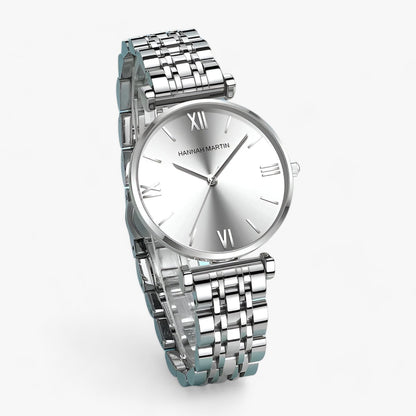 Stylish Ladies Titanium Watch - Adeline-Rose Gold Silver-Nora Luxe