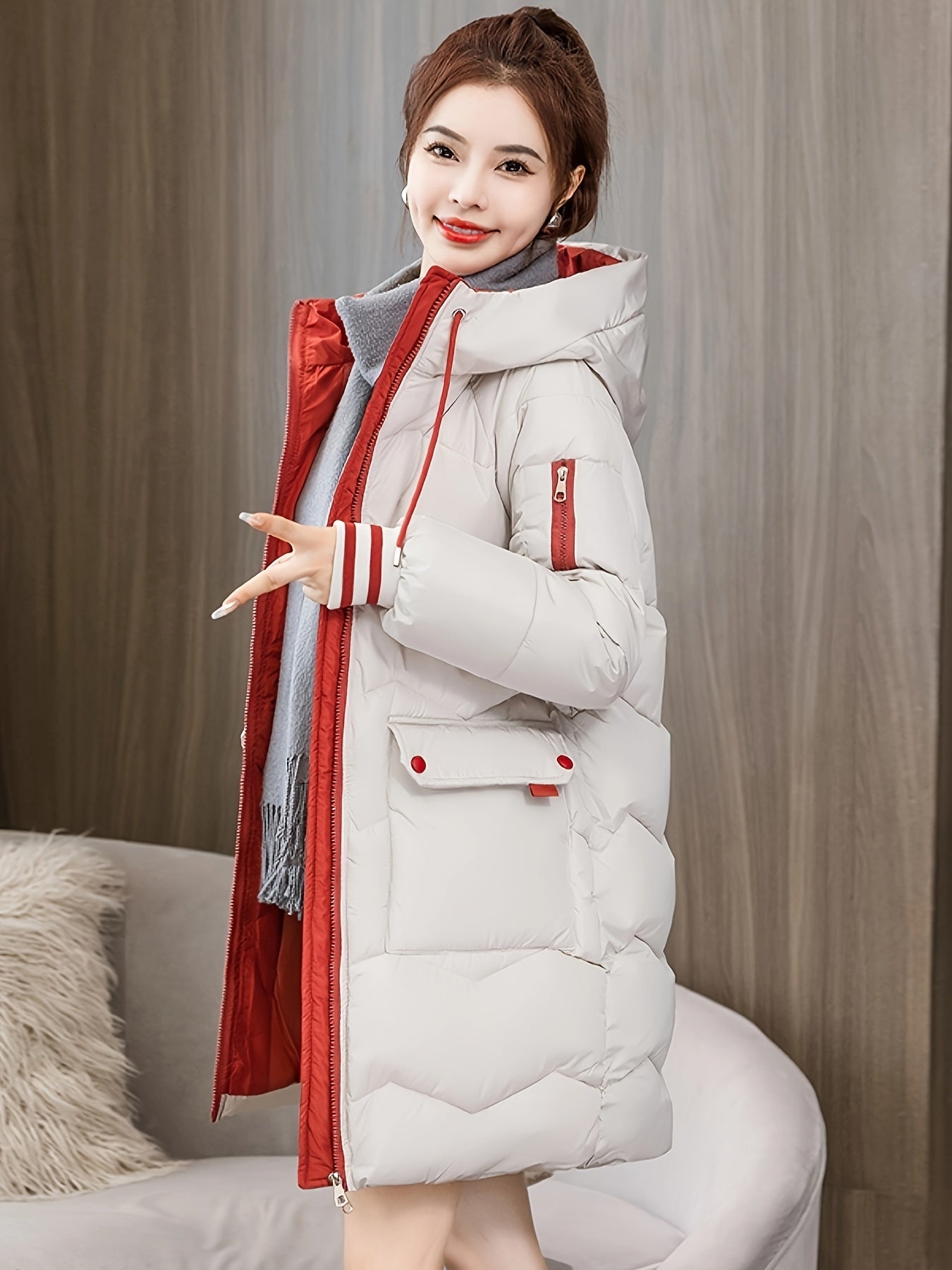 Stylish Ladies Winter Coat - Sophie-Black-S-Nora Luxe