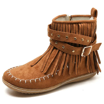 Stylish Ladies Winter Shoes - Sienna-Brown-3.5-Nora Luxe