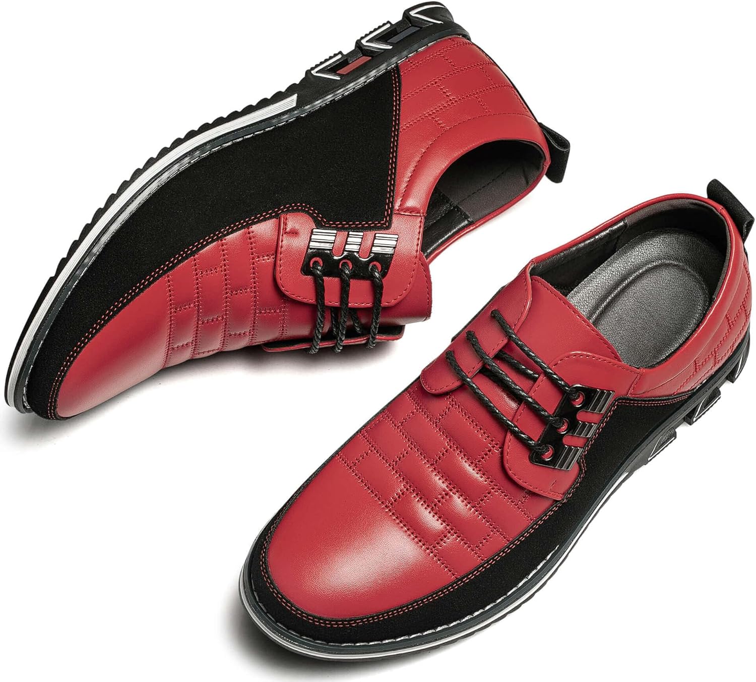Stylish Leather Men's Shoes - James-Black-7.0-Nora Luxe