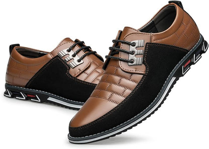 Stylish Leather Men's Shoes - James-Black-7.0-Nora Luxe