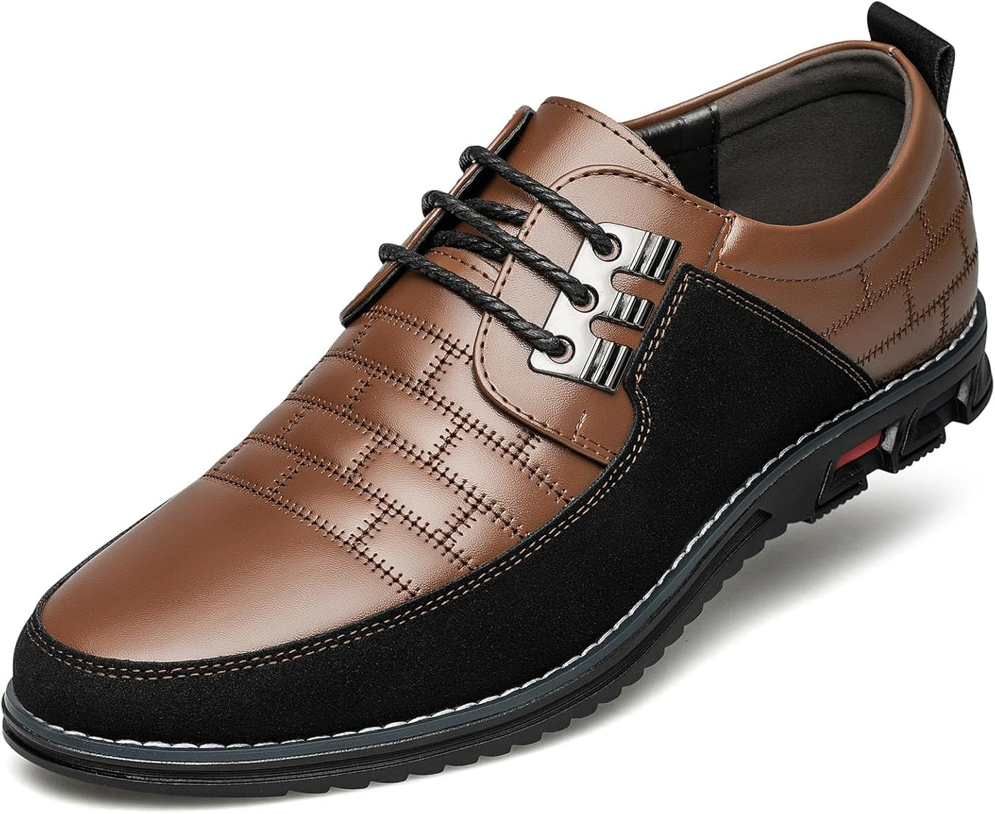 Stylish Leather Men's Shoes - James-Black-7.0-Nora Luxe