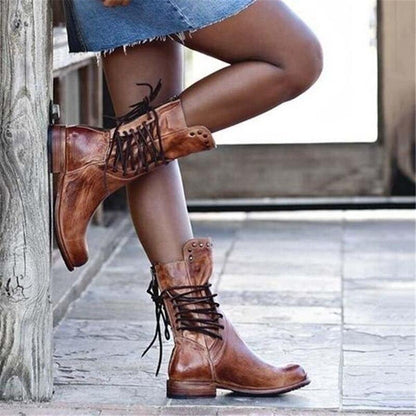 Stylish Leather Women's Shoes - Sophie-Brown-4.0-Nora Luxe