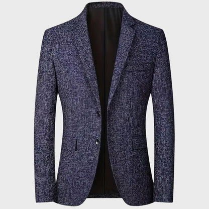 Stylish Men's Blazer - Daniel-Marine Blue-XS-Nora Luxe