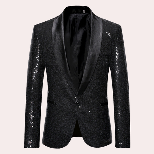 Stylish Men's Blazer - Orion-Black-S-Nora Luxe