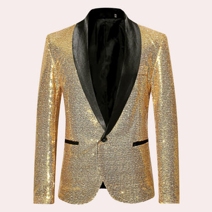 Stylish Men's Blazer - Orion-Gold-S-Nora Luxe