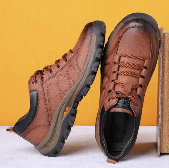 Stylish Men's Leather Comfort Shoes - Alexander-Brown-5.5-Nora Luxe