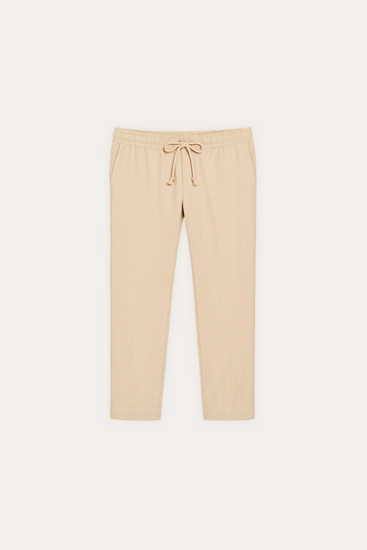 Stylish men’s linen trousers with a modern cut – Matteo-XS-Nora Luxe