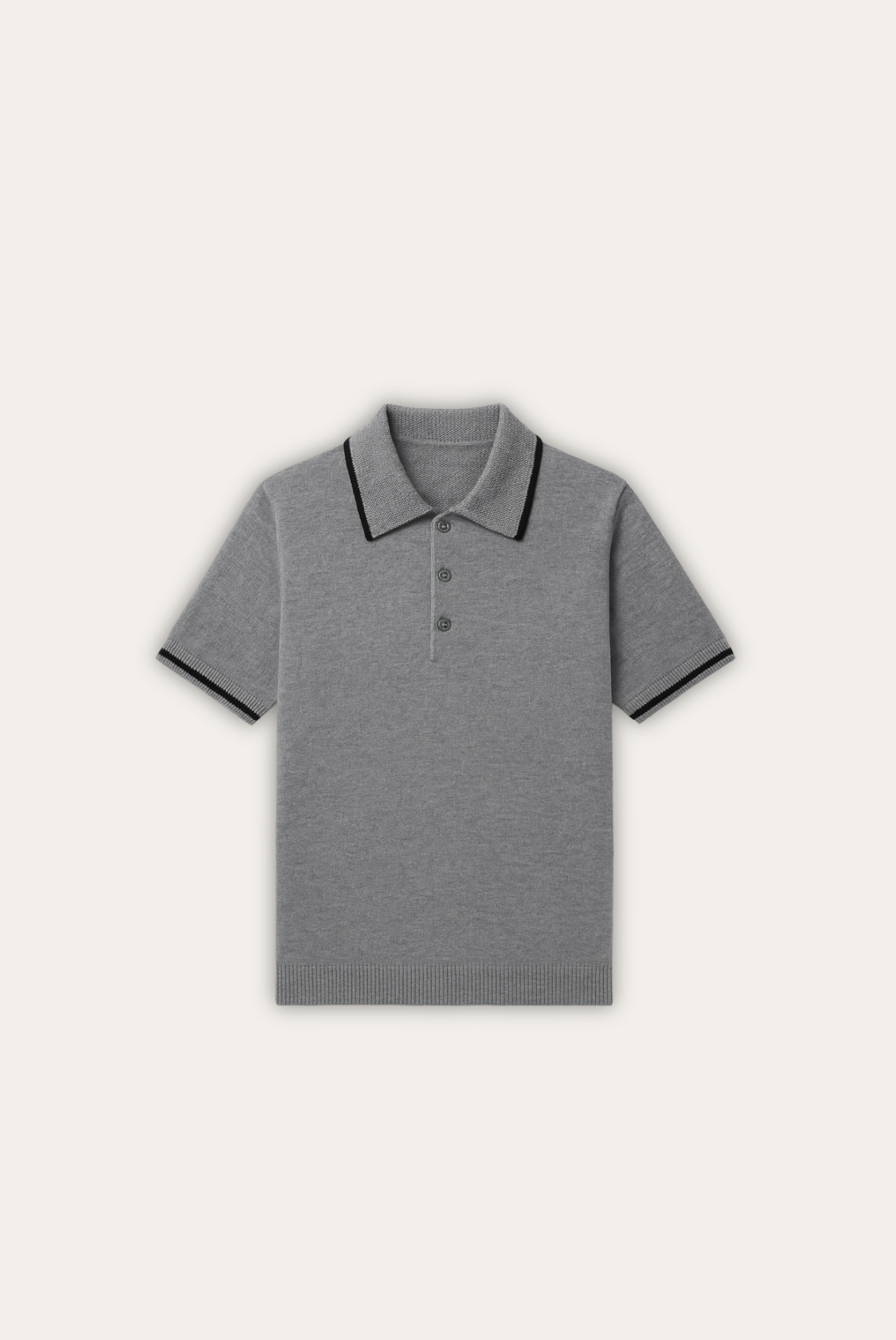 Stylish men's polo made of cashmere-merino wool – Renzo-S-Nora Luxe