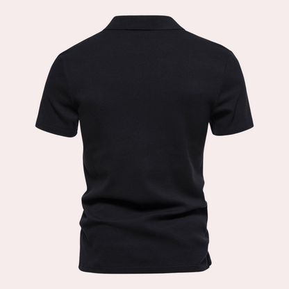 Stylish Men's Polo – Nico-Blue-S-State of Style